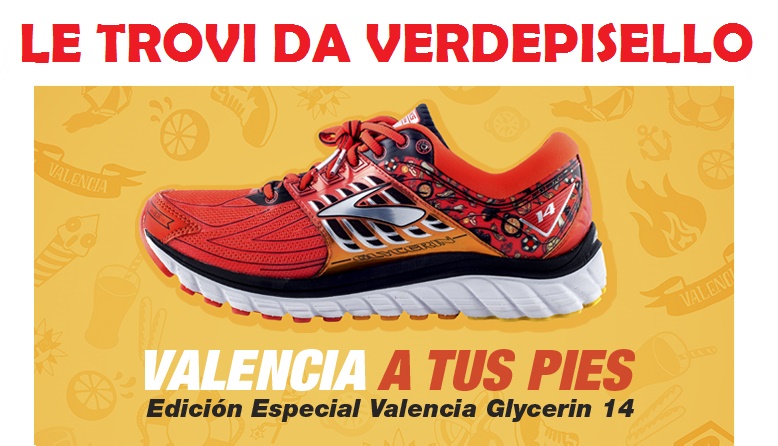 brooks glycerin 14 uomo arancione